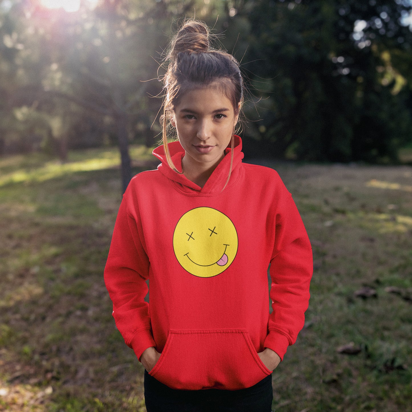 No More Bad Vibes | Big Smile Hoodie