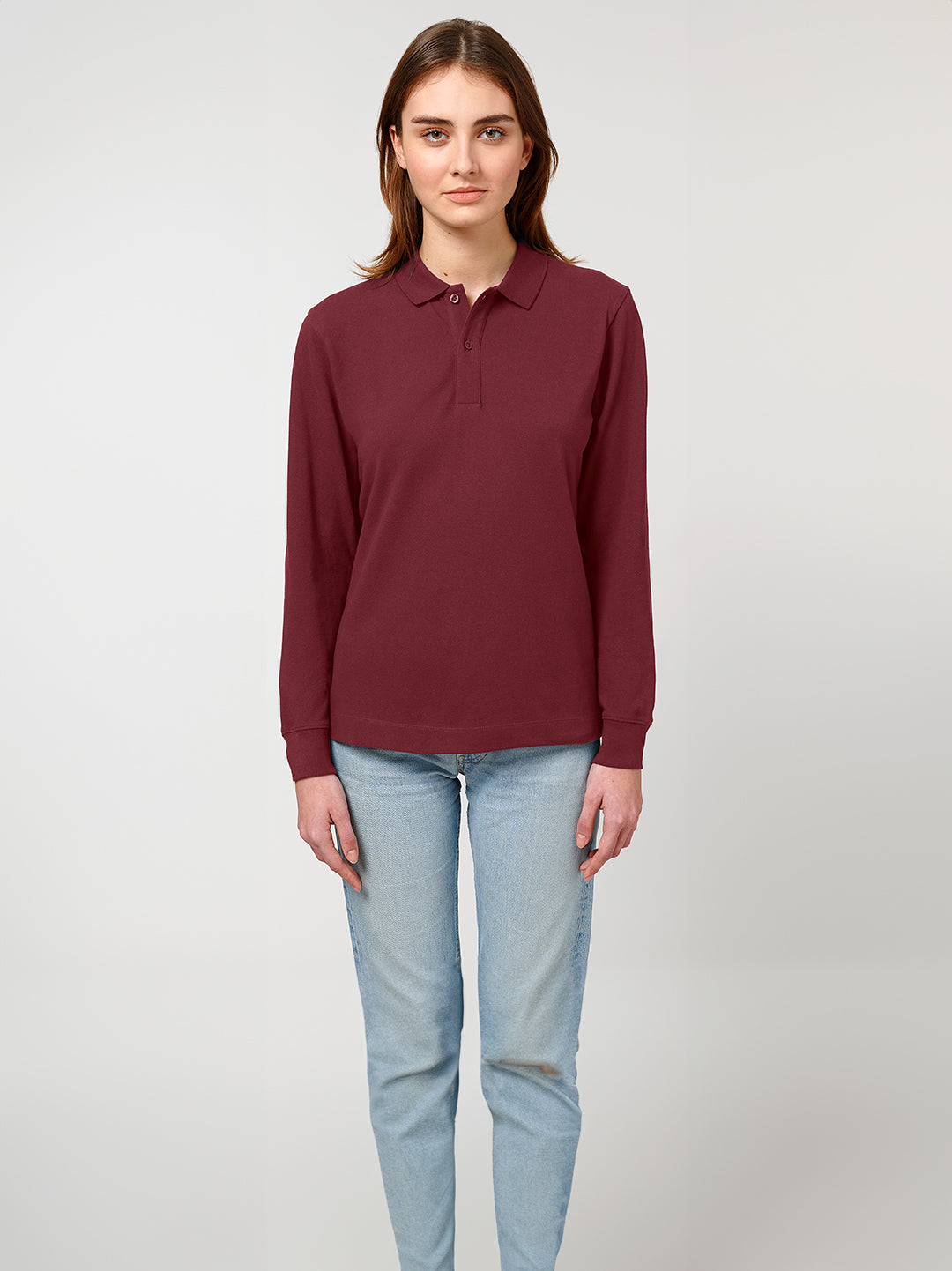 Burgundy | Polo Long Sleeve