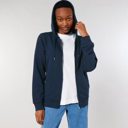 French Navy | Essential Zip-Up Hoodie