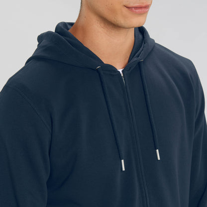 French Navy | Essential Zip-Up Hoodie