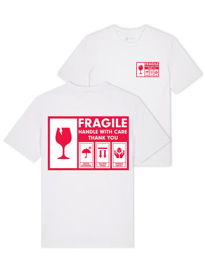 Fragile - Handle with care, 100% Oranic Cotton