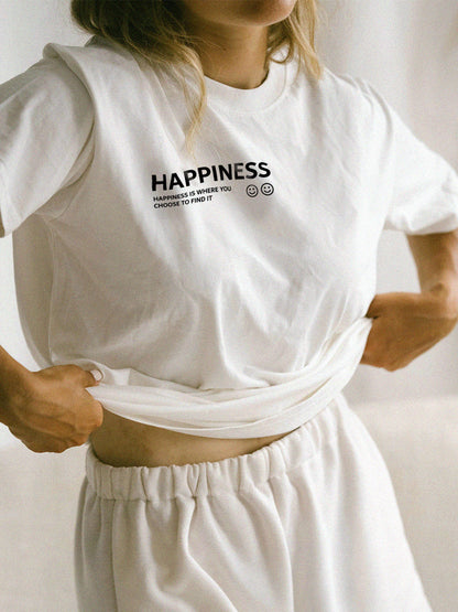 Happiness - 100% Bio-Baumwolle