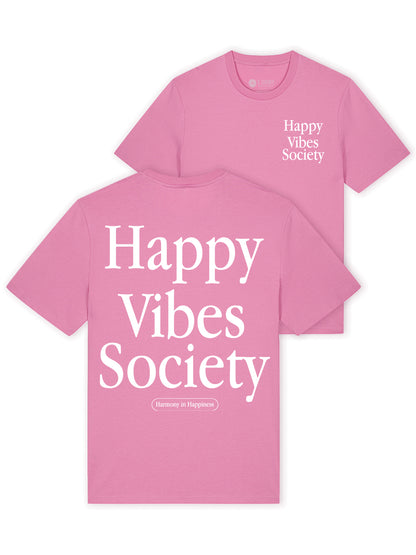 Happy Vibes Society 100% Bio-Baumwolle Shirt