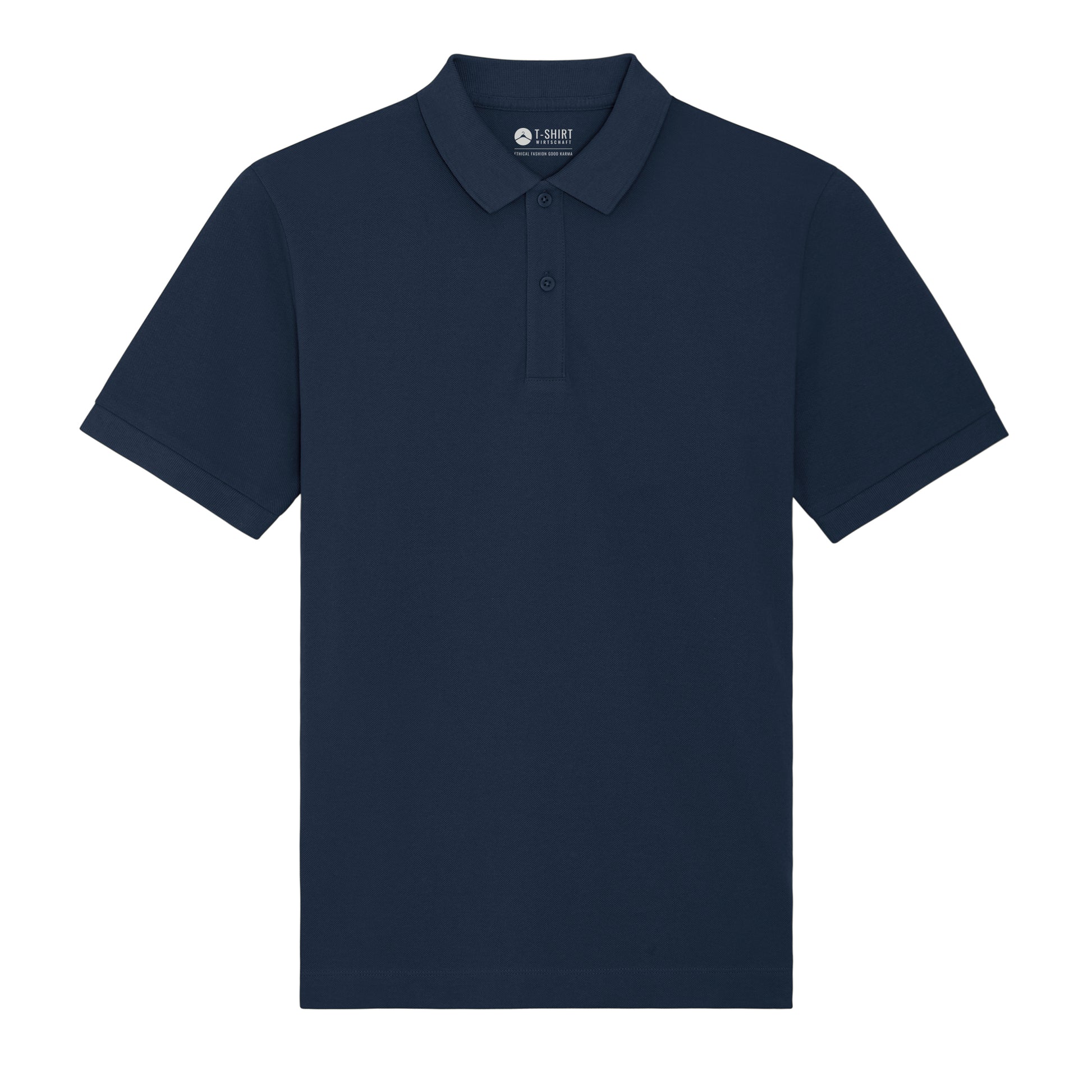 100% Bio-Baumwolle Polo, in der Farbe French Navy, 230GSM