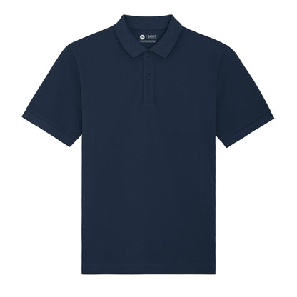 100% Bio-Baumwolle Polo, in der Farbe French Navy, 230GSM