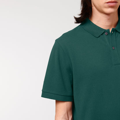 100% Bio-Baumwolle Polo, in der Farbe Glazed Green, 230GSM