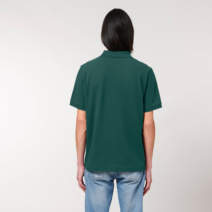 100% Bio-Baumwolle Polo, in der Farbe Glazed Green, 230GSM