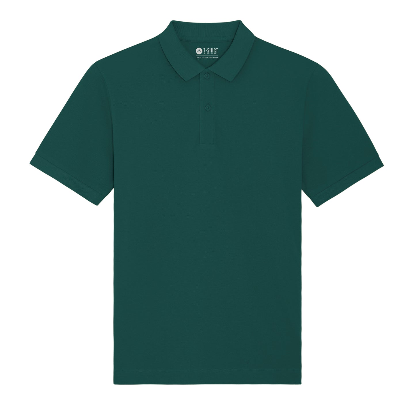 100% Bio-Baumwolle Polo, in der Farbe Glazed Green, 230GSM