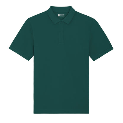 100% Bio-Baumwolle Polo, in der Farbe Glazed Green, 230GSM