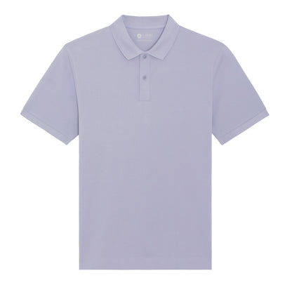 100% Bio-Baumwolle Polo, in der Farbe Lavender, 230GSM