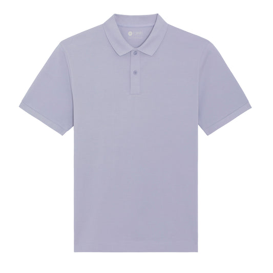 100% Bio-Baumwolle Polo, in der Farbe Lavender, 230GSM