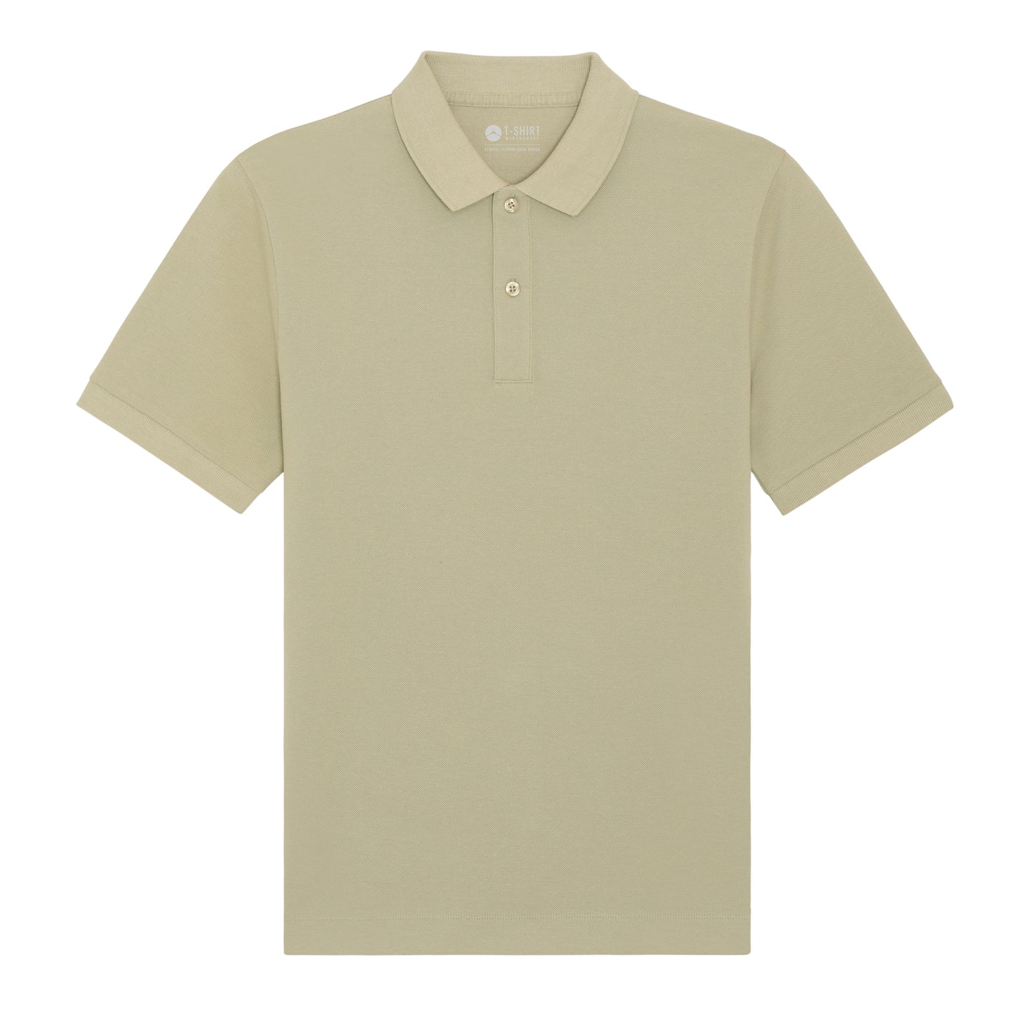 100% Bio-Baumwolle Polo, in der Farbe Sage, 230GSM