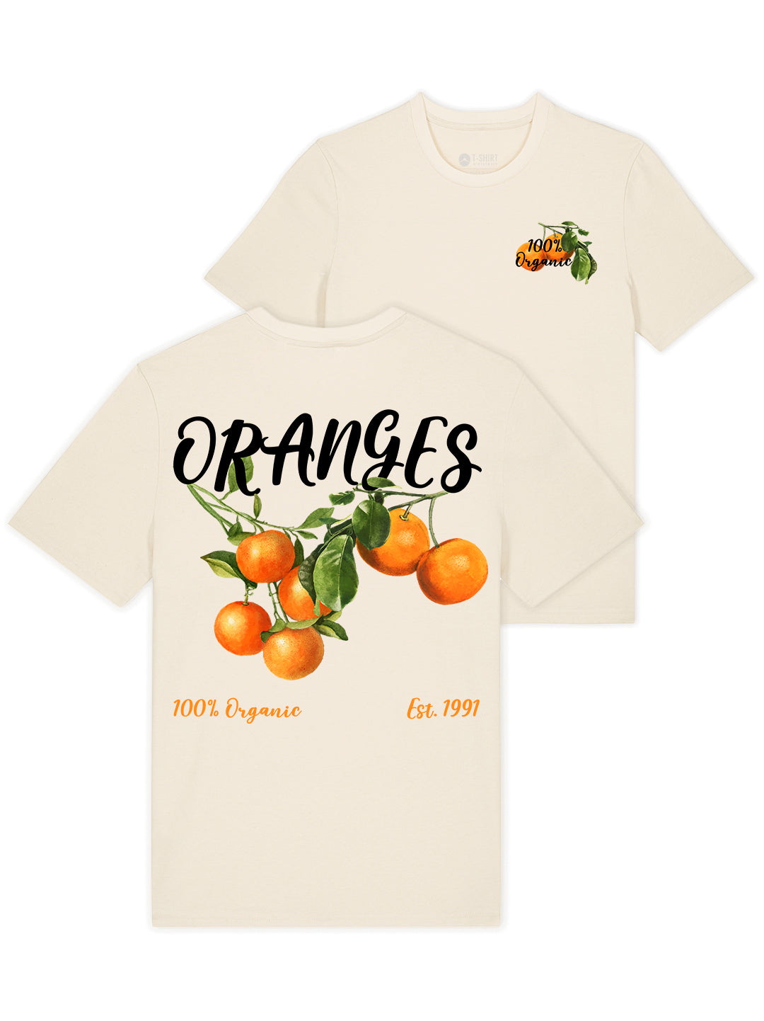 Oranges T-Shirt 100% Biobaumwolle