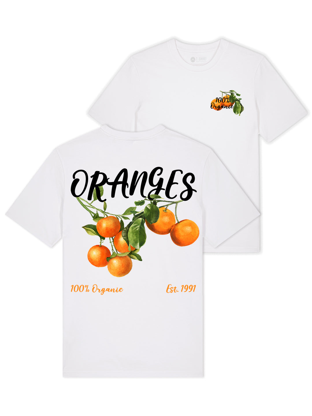 Oranges T-Shirt 100% Biobaumwolle