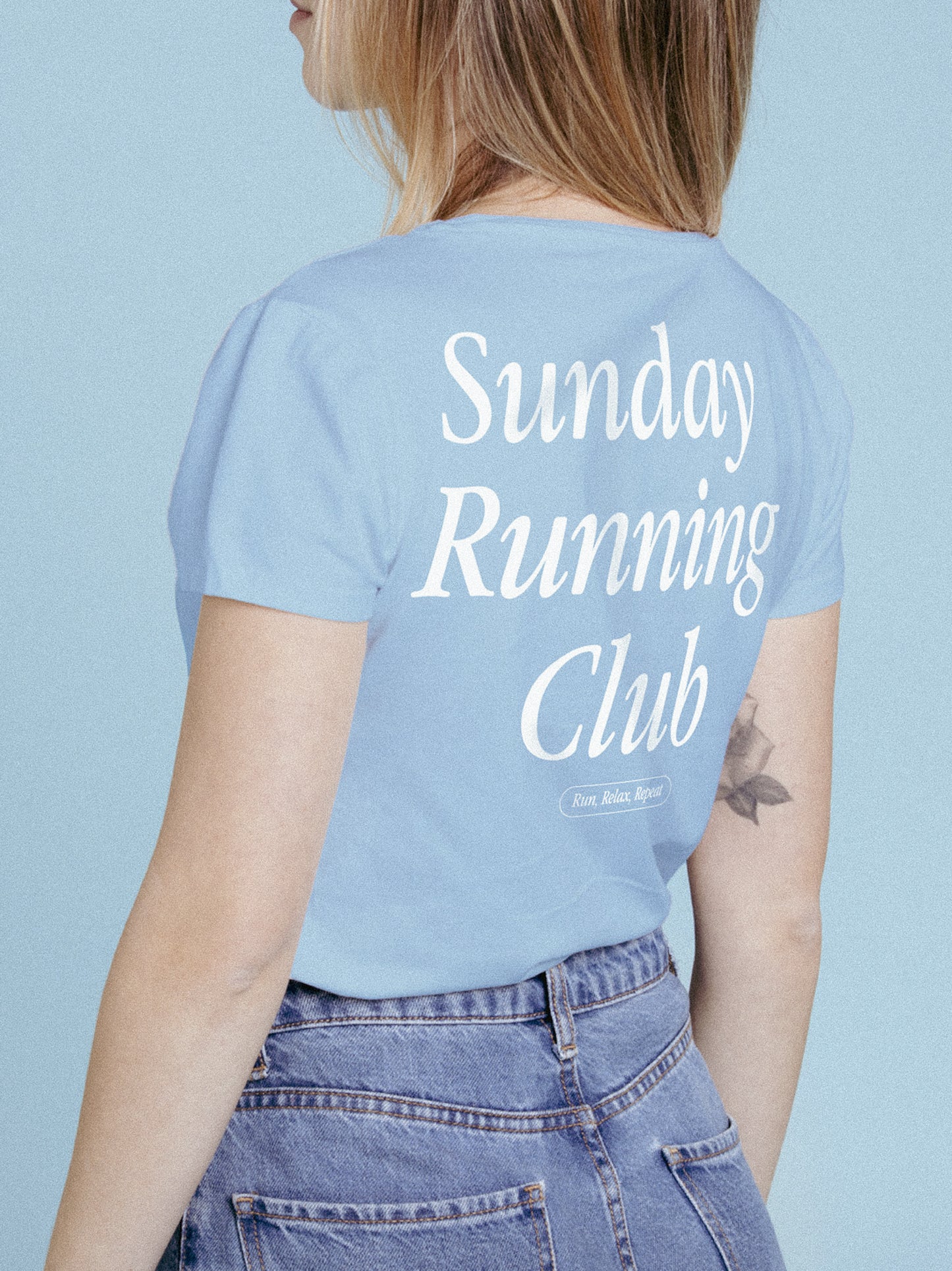 Sunday Running Club 100% Bio-Baumwolle T-Shirt