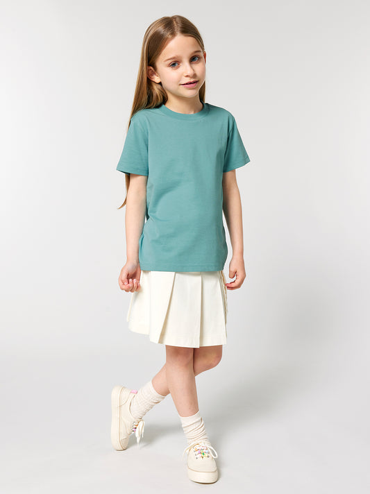 Everyday Kinder T-Shirt | Teal Monstera