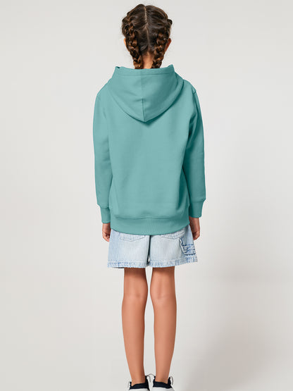 Everyday Kinder Hoodie | Teal Monstera