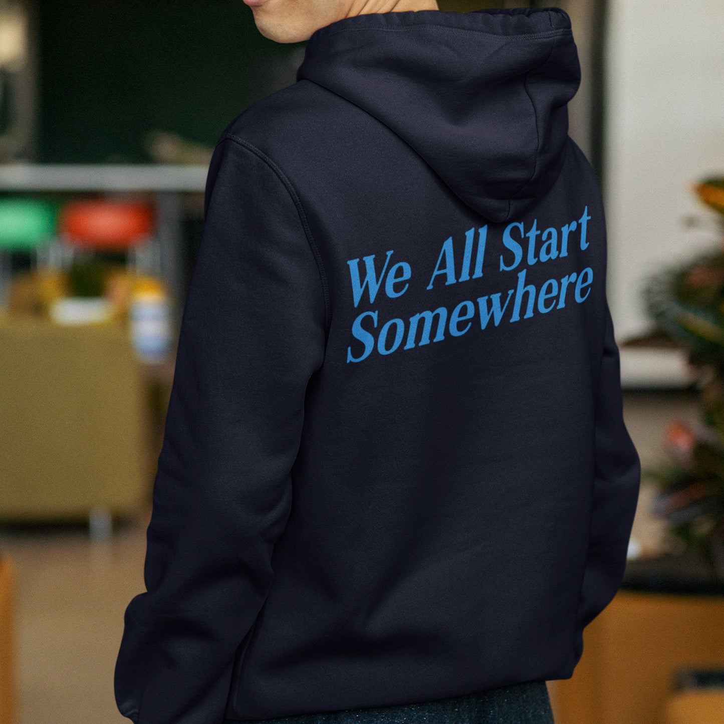 No More Bad Vibes | We All Start Somewhere Hoodie