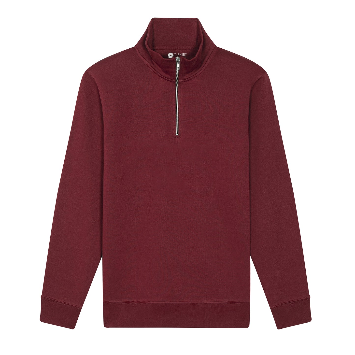 Burgundy | Essential Zip-Up Sweater