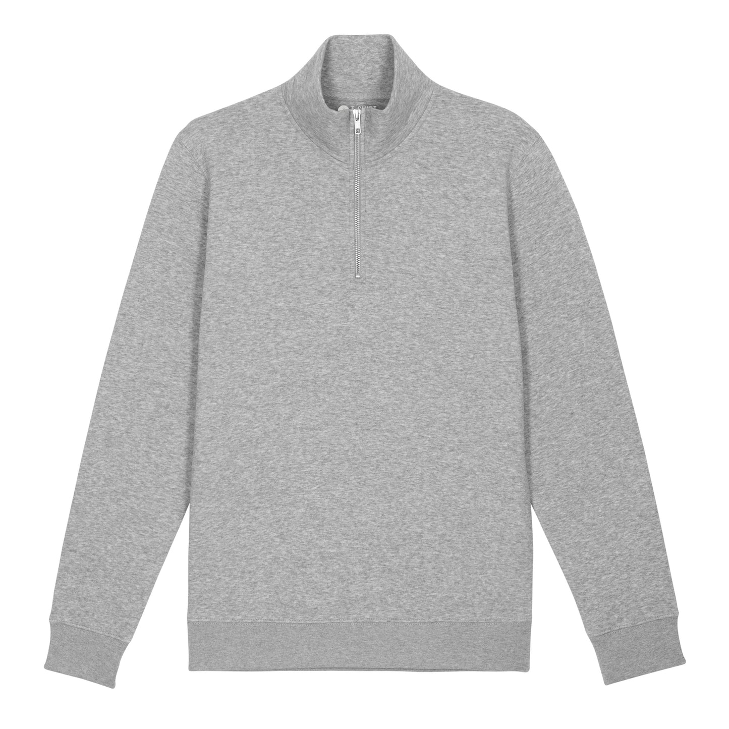 Heather Grey | Essential Zip-Up Sweater